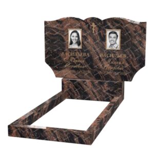 Цветные двойные памятники