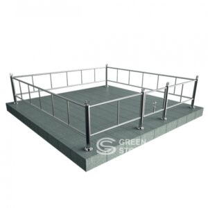 Ограда из нержавейки ОН-01 изображение