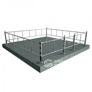 Ограда из нержавейки ОН-02 изображение