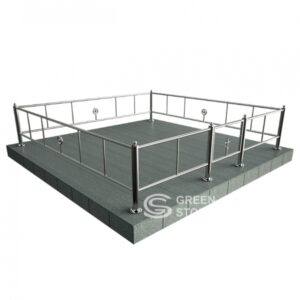 Ограда из нержавейки ОН-03 изображение