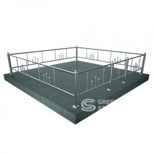 Ограда из нержавейки ОН-04 изображение