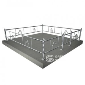 Ограда из нержавейки ОН-06 изображение