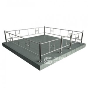 Ограда из нержавейки ОН-07 изображение