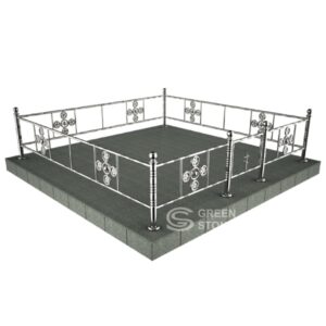 Ограда из нержавейки ОН-11 изображение