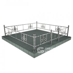 Ограда из нержавейки ОН-12 изображение