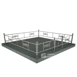 Ограда из нержавейки ОН-13 изображение