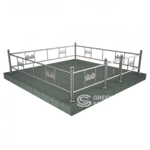 Ограда из нержавейки ОН-15 изображение