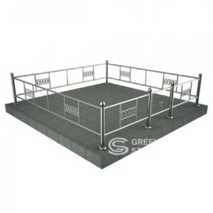 Ограда из нержавейки ОН-16 изображение