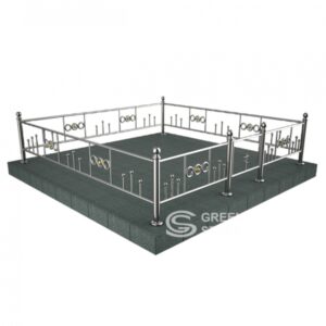 Ограда из нержавейки ОН-17 изображение