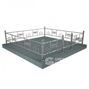 Ограда из нержавейки ОН-18 изображение