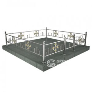 Ограда из нержавейки ОН-19 изображение