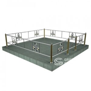 Ограда из нержавейки ОН-20 изображение