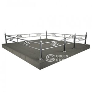 Ограда из нержавейки ОН-24 изображение