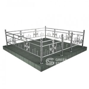 Ограда из нержавейки ОН-26 изображение